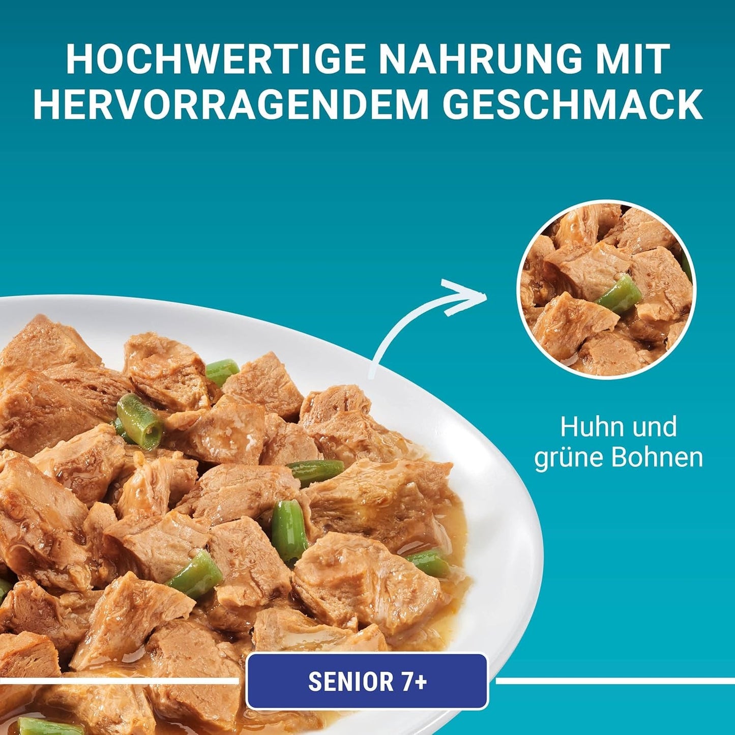 PURINA ONE Senior 7+ mokré krmivo pro kočky, jemné kousky v kuřecí omáčce, balení 26 ks (26 x 85 g)