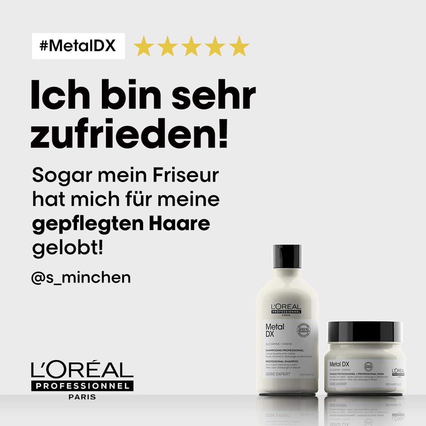 L'Oréal Professionnel Pro barvené vlasy, Zářivé barvy a lesk, řada Expert, Metal DX Maska na vlasy Naty Shop