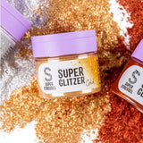 Super Streusel, Super Glitter Powder Gold, třpytivý prášek, zlato, 10 gramů Glitter Naty Shop