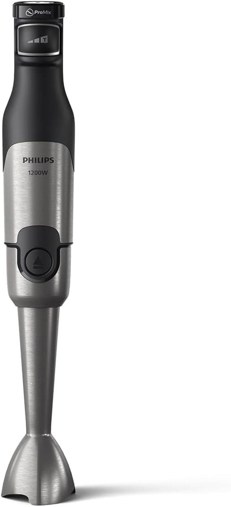 Stabmixér Philips řady 5000 - 1200W Leistung. Technologie Promix. Vedl Geschwindigkeitsanzeiger. Stufenlose Geschwindigkeitseinstellung. Kompaktní design. Leicht Zu Reinigen. Schwarz (HR2681/00) Kuchyňský Naty Shop stojanový mixér