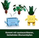 LEGO Botanicals Happy Plants - DIY sada pro děti se 2 umělými květinami a 2 barevnými květináči s kreslenými obličeji - Tip na dárek pro dívky od 9 let - 10349 Besuche stavebnice v LEGO-Store