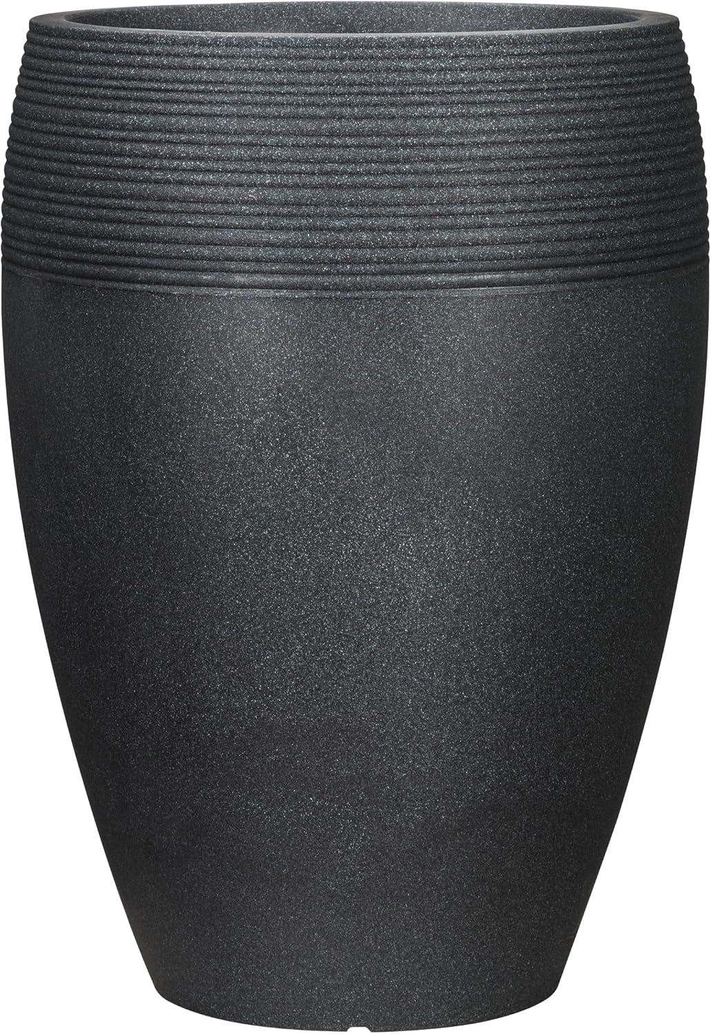 Scheurich Lineo, plastový květináč, černá žula, průměr 30 cm, výška 24,1 cm, objem 11 l.