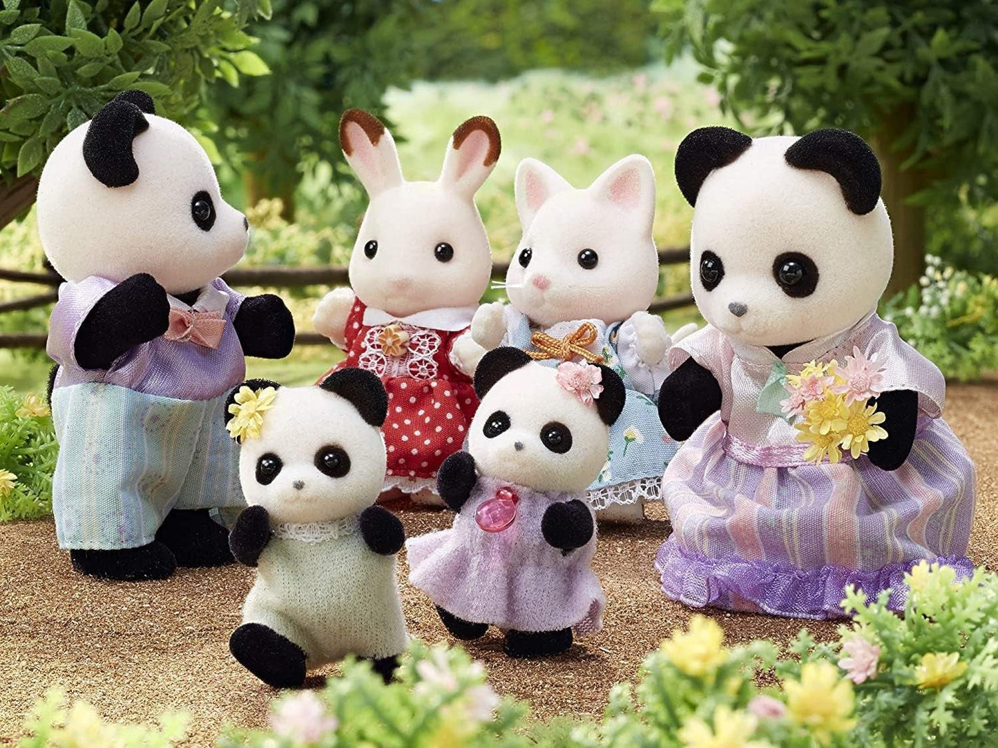 Sylvanian Families L5529 Panda Family - figurky domečku pro panenky