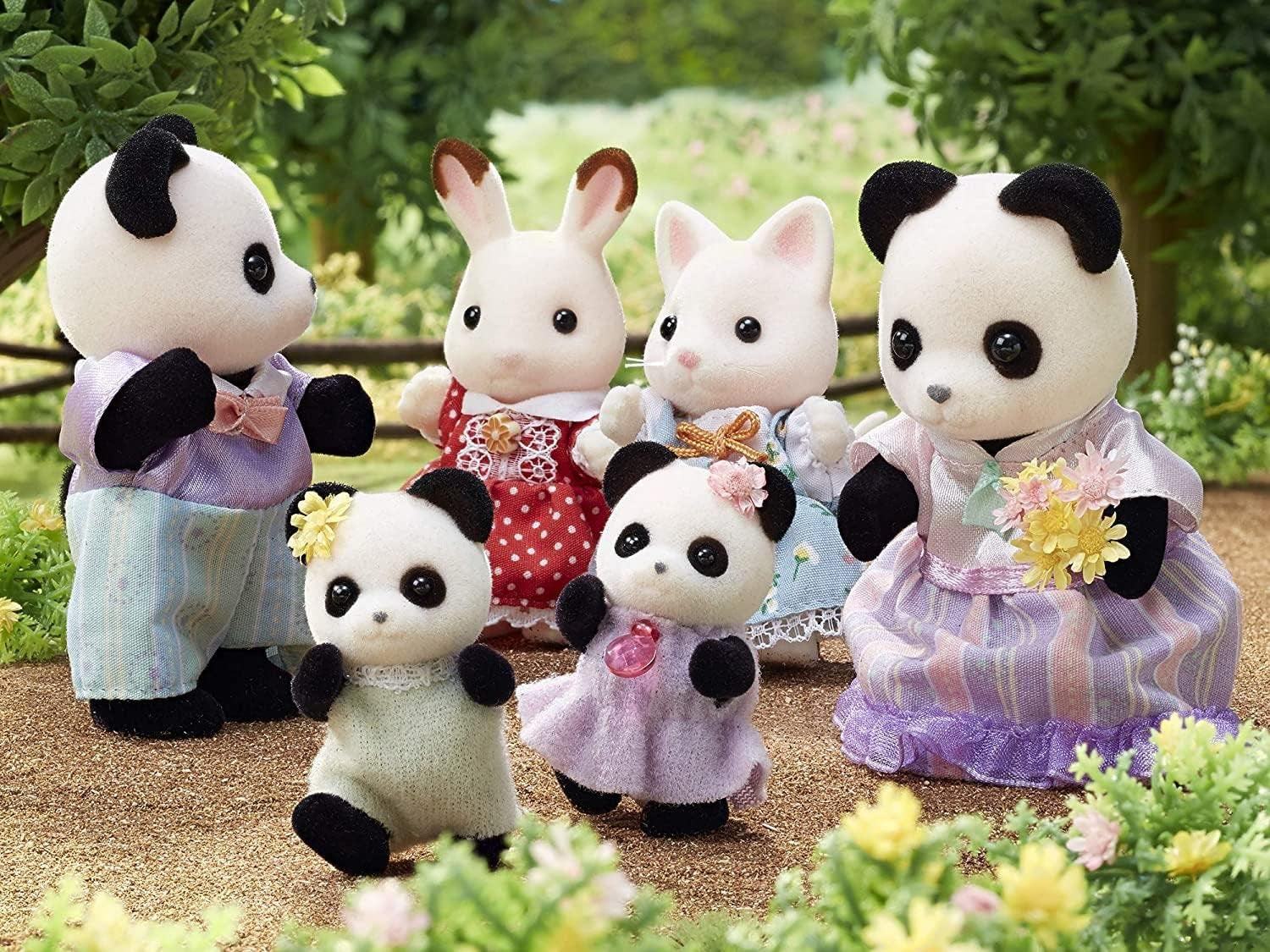 Sylvanian Families L5529 Panda Family - figurky domečku pro panenky