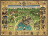 Puzzle Ravensburger 12000720 - Mapa Bradavic - 1500dílná skládačka pro dospělé a děti 14+ Harry Potter skládačky se zbožím Naty Shop Starý design