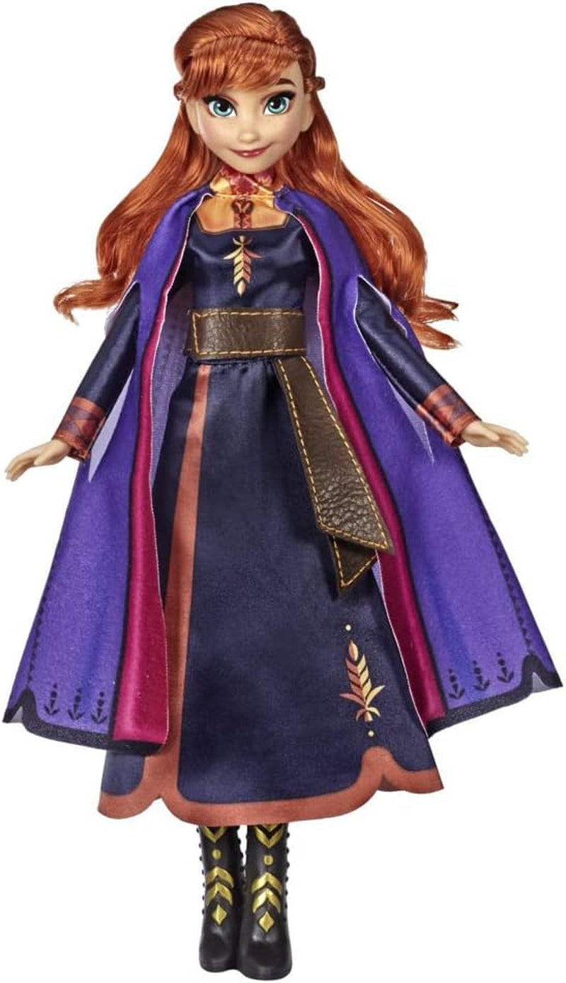 Hasbro Ledová královna Zpívající Anna Music Panenka ve fialových šatech k Disney's The Ice Queen 2 Hračka pro 3 roky 57237830 Vícebarevná Naty Shop Dolls Výchozí název