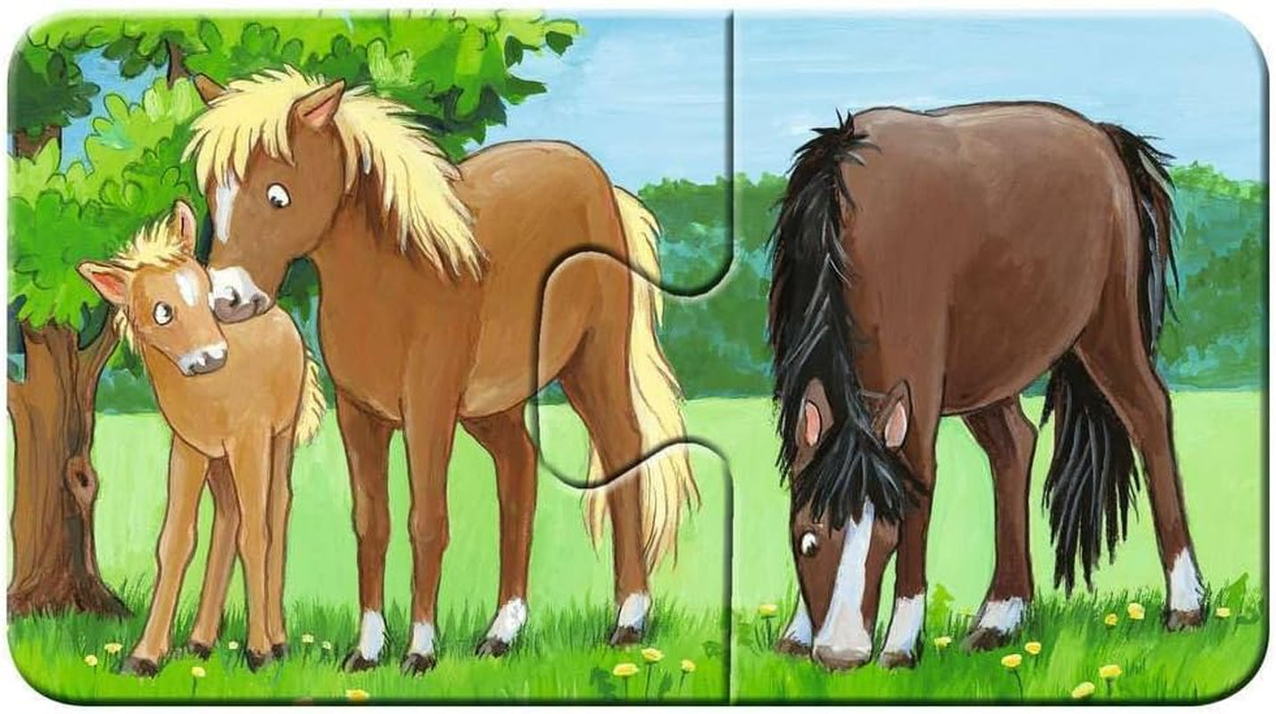 Puzzle Ravensburger pro děti - 05072 Farm Animal Families - Moje první puzzle 9X2 - Puzzle pro 2 roky Puzzle Naty Shop