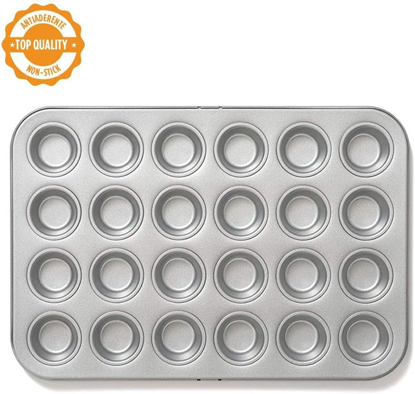 0070035 ZADNÍ FORMA NA 24 MINI MUFFINŮ 38,5 X 26 X 2 H CM Pečicí formy a plechy Naty Shop