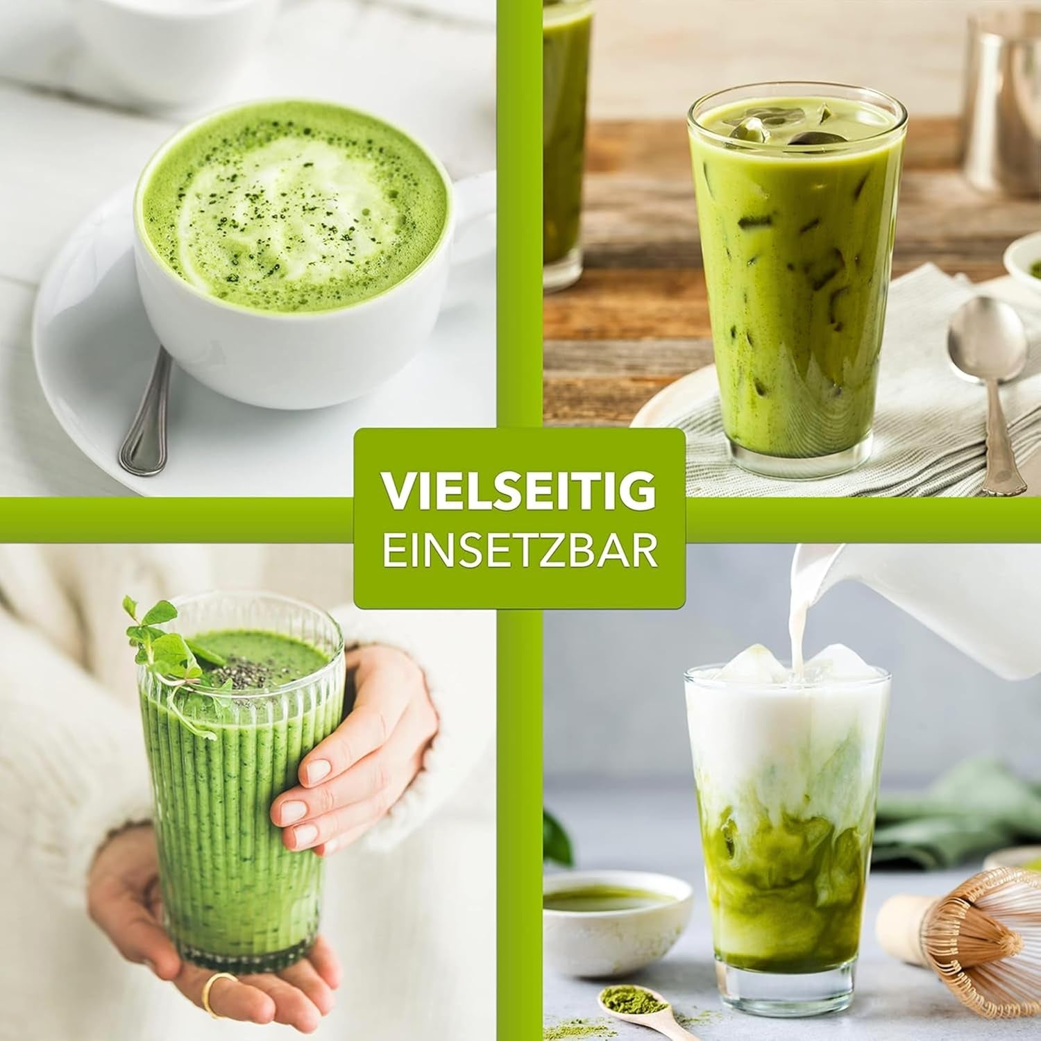 Matchamagic - Bio prášek matcha latte z Japonska s cukrem z kokosových květů pro lahodný čaj