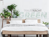 Povlečení Traumnacht Green - Celoroční přikrývka 135X200 Cm + Polštář 80X80 Cm, odolné s potahem z mikrovlákna, vyrobeno podle německé normy kvality Peřiny a přikrývky Naty Shop