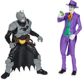 DC Batman Adventures Sada akční figurky Batman vs the Joker, 30 cm – 2 plně pohyblivé figurky s 12 ozubenými koly pro vzrušující hraní rolí, hračka pro 4+ děti Akční figurky Naty Shop