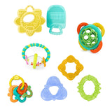 Šestidílná dárková sada Bright Starts Little Shakers - Dětská chrastítka a kousátka BPA Free Easy to Cat Unisex Newborn+