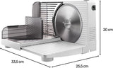 Cutmaster Compact, kráječ, nerezová ocel, 100 W drtiče a kráječe Naty Shop
