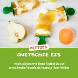 FRECHE FREUNDE Broskev Jablko Banán Oves Bio Ovocné pyré s cereáliemi ve stlačitelném sáčku pro děti 6 měsíců+ Vegan 6 balení (6 x 100 g)