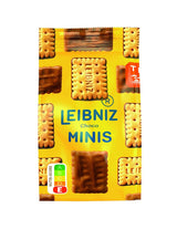 LEIBNIZ Minis Choco Pack 12 malých křupavých sušenek s mléčnou čokoládou Hromadné balení pro skladování nebo prodej (12 x 125 g)