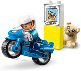 LEGO 10967 DUPLO policejní motorka, Policejní hračka pro batolata od 2 let, Ideální hračka pro motoriku pro miminka, Hračka motorka Stavebnice Besuche den LEGO-Store