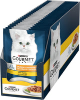 Gourmet Perle Select Strips Mokré krmivo pro kočky s kuřecím masem, balení 26 ks (26 x 85 g)