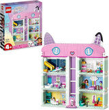 Lego 10788 Sada hraček Domeček pro panenky Gabby, 8 pokojů a 4 patra Domeček pro panenky Gabby s figurkami Pandi, Surikata, Kuchi a doplňky, Dárek pro 4leté dívky, chlapce a děti Stavebnice Besuche den LEGO-Store Single