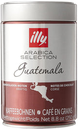 Kávová zrna illy, výběr zrn kávy Arabica, Guatemala, balení 6 ks (6 x 250g)