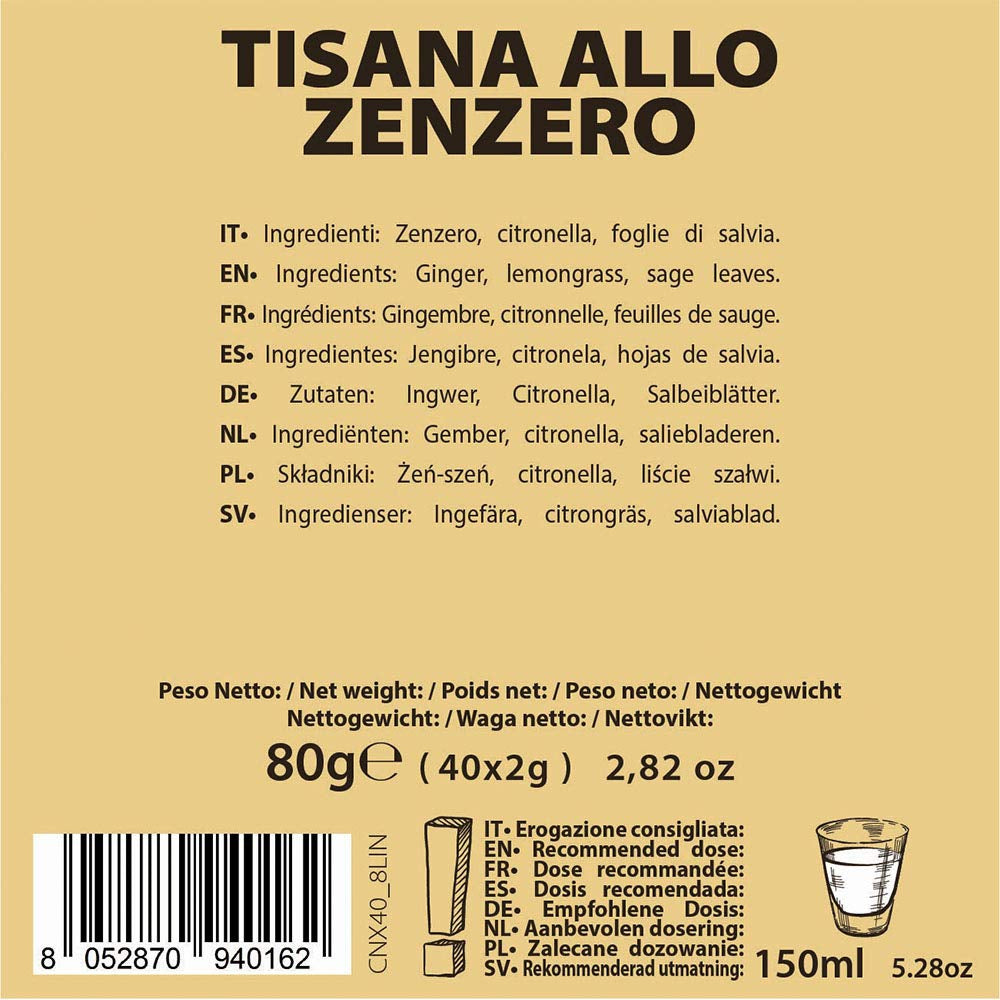 - Ginger - Kapselmaschinen - výhradně kompatibilní s NESPRESSO - 40 kapslí