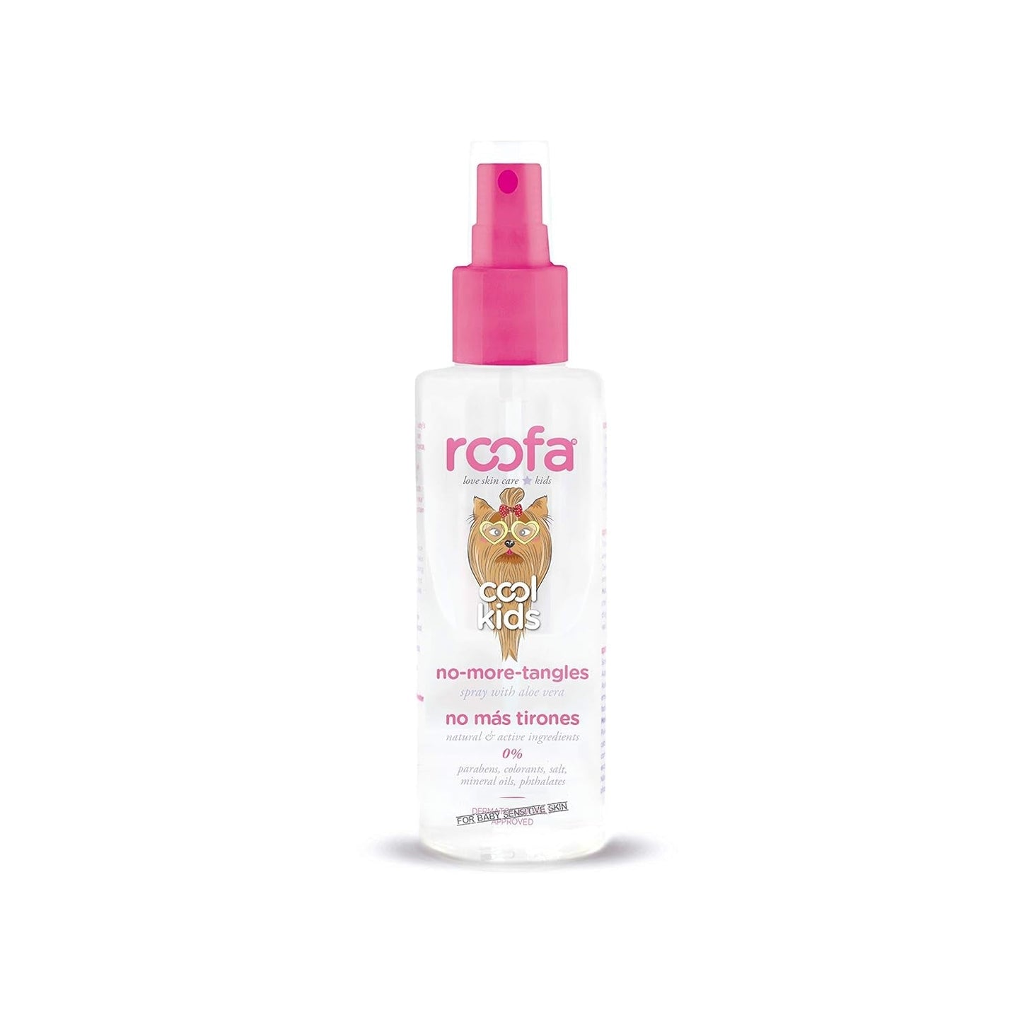 Cool Kids sprej proti zamotání pro děti, 100 ml, Španělsko, 92,8 % přírodní, s Aloe Vera, hedvábím a panthenolem, produkty na rozčesávání jahodové vůně Naty Shop Výchozí název