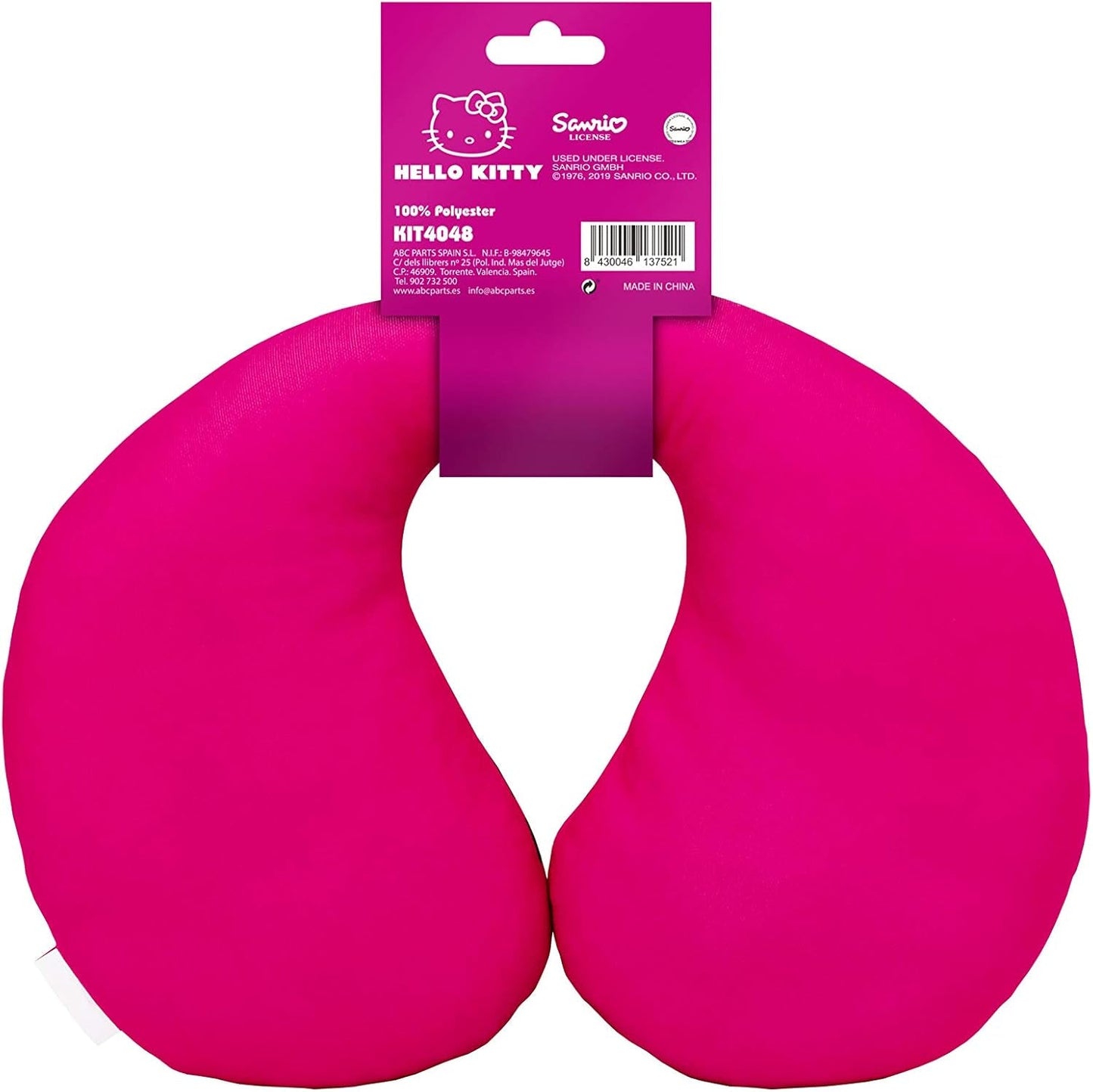Polštář na krk HELLO KITTY Star pro chlapce a dívky. Pohodlné a funkční. Univerzální, 100% omyvatelný. Cestovní polštáře Naty Shop