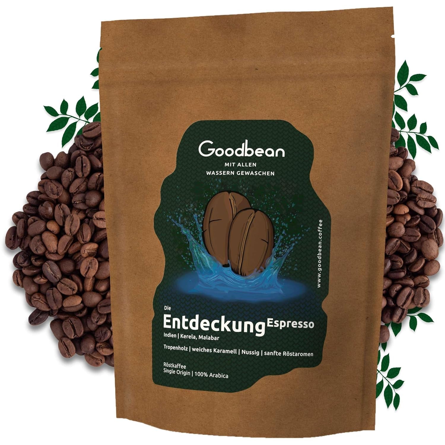 Discovery - Espresso | Kávová zrna 500g - 100% Arabica | pro plně automatické stroje/portafiltr/espresso | Celá kávová zrna | Čerstvá kávová zrna