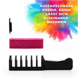 Magicat Hair Chalk for Girls Set I 10 smývatelných barev a 5 vlasových sponek I Dárek pro dívky 4 roky až 10 let I Kreativní dárek pro dětskou narozeninovou párty 2025 I Bezpečné a barevné Naty Shop Hair Dye