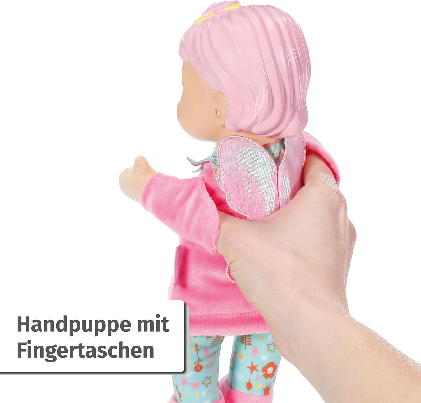 Panenka BABY born pro miminka Fee Soft Body s kapsami na prsty na pažích 26cm vysoká maňáska 834695 Zapf Creation