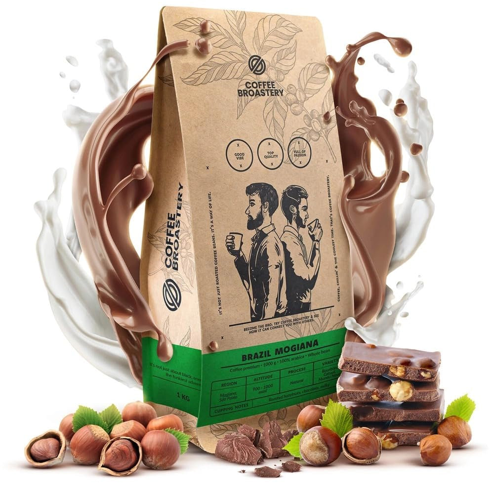 Sada zrnkové kávy 3x1kg 3000g | Brazílie Guaxupe | Brazílie Mogiana | Brazílie Cerrado | Brazílie | Speciální káva | Čerstvě smažené