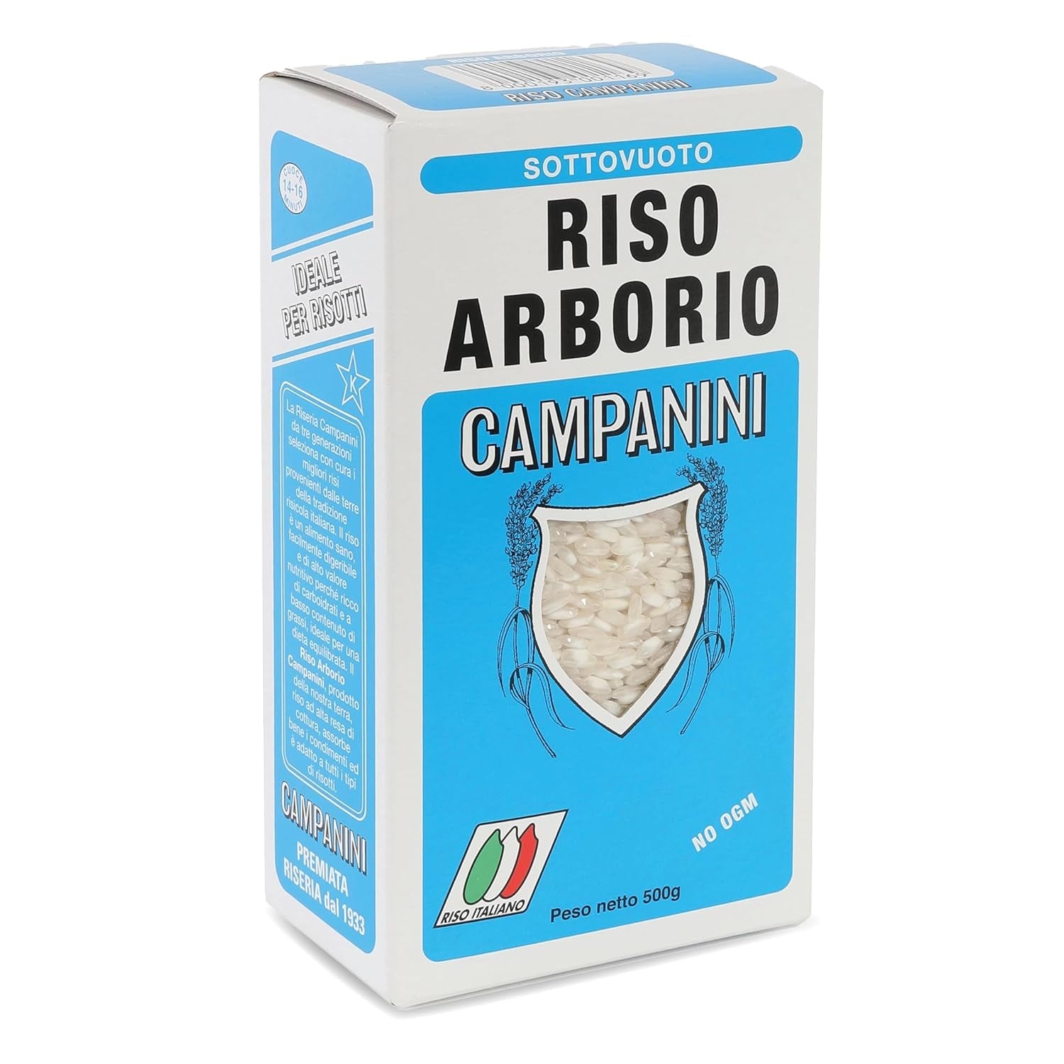 Risotto Risera Campanini rýže 500 g – italské rizoto, rýže Arborio Riso, krémové rizoto
