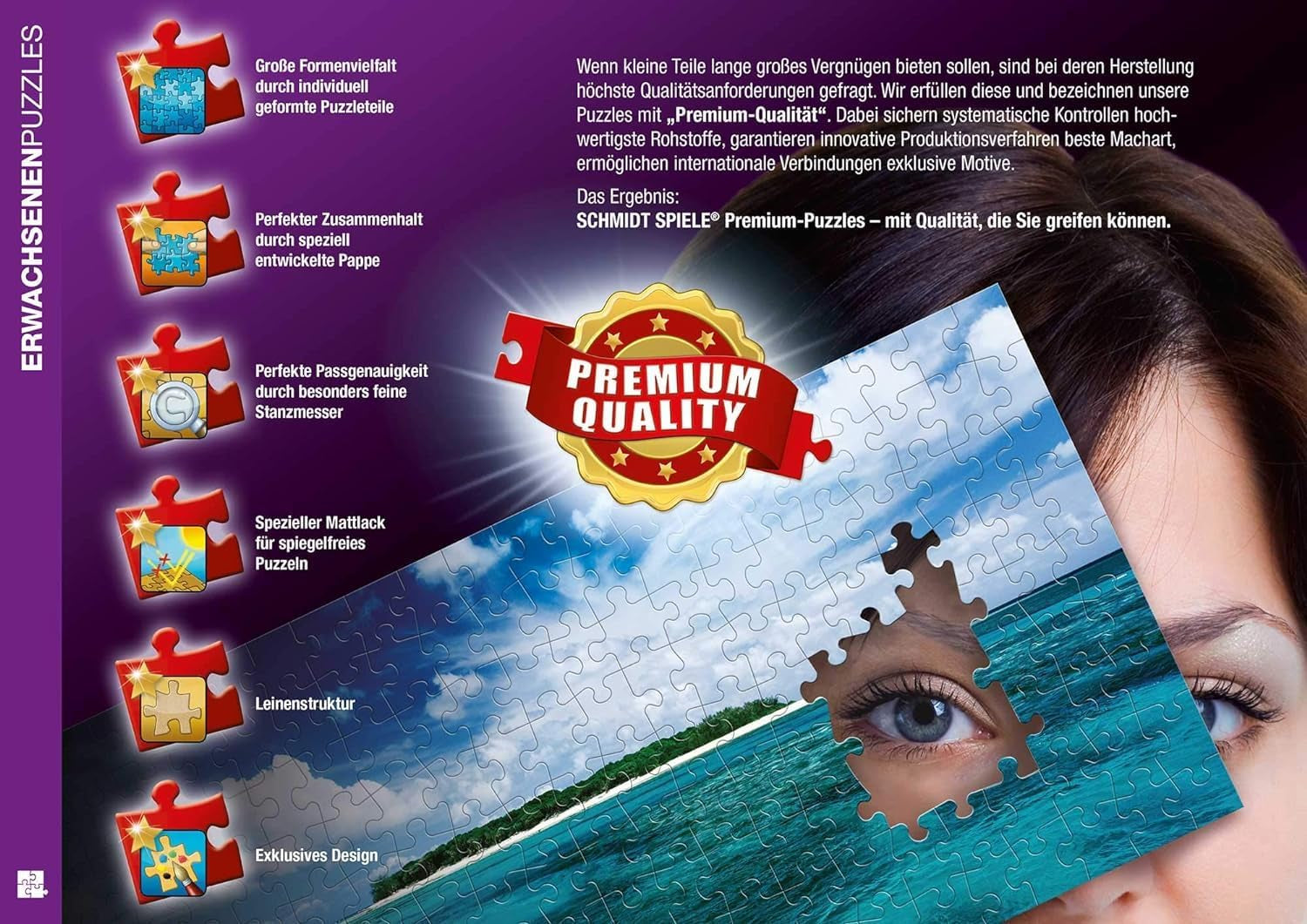 Schmidt Spiele Plážový domek, skládačka 1 000 dílků Puzzle Naty Shop