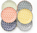 Dortové talíře, sada 6 ks; malé dezertní talíře (15 cm); salátové talíře z porcelánu; barevné talíře na snídani; mini talíře na těstoviny, ovoce, chléb