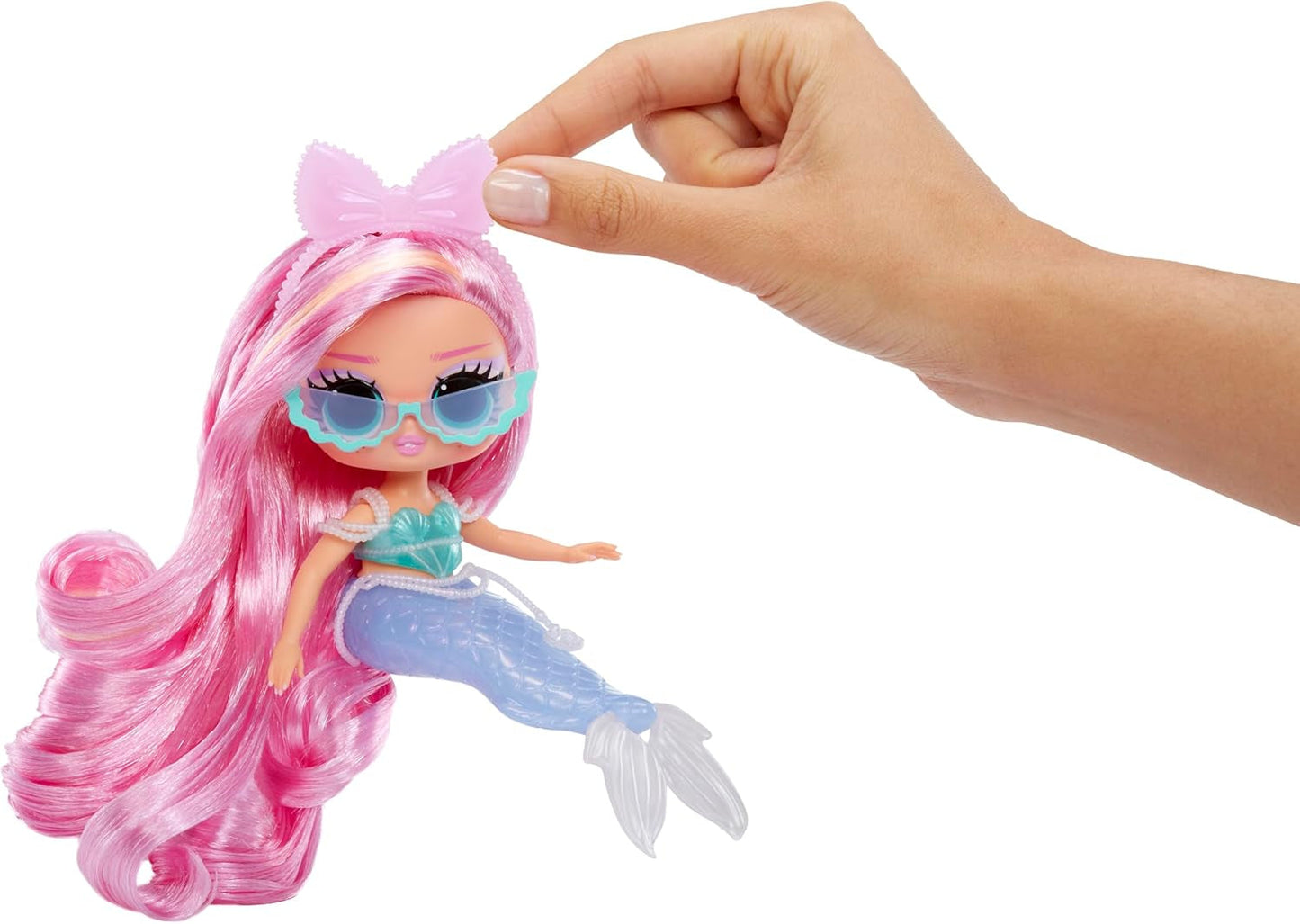 L.O.L. Překvapení! Tweens - Mermaid Lola Waves - módní panenka s ocasem měnícím barvu, pohyblivou ploutví a krásnými doplňky - hračka pro děti a sběratele od 4 let Naty Shop Dolls