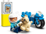 LEGO 10967 DUPLO policejní motorka, Policejní hračka pro batolata od 2 let, Ideální hračka pro motoriku pro miminka, Hračka motorka Stavebnice Besuche den LEGO-Store