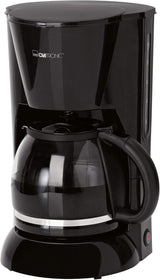 Clatronic® espresso kávovar | Automatický espresso kávovar na 12-14 šálků (cca 1,5 litru) | Espresso kávovar s filtrem a systémem proti odkapávání | 900W | Espressor KA 3473 černý