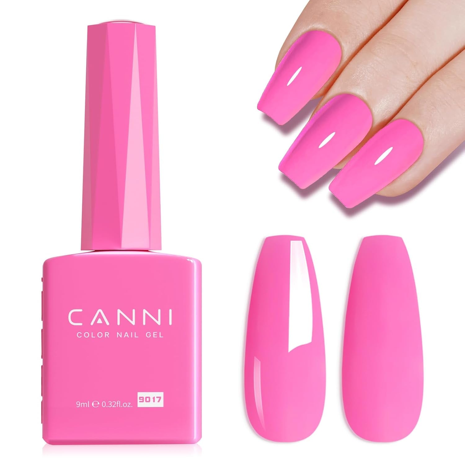 CANNI gel lak na nehty, semipermanentní, tmavě fialový, lak na nehty, UV gel, soak off, manikúra