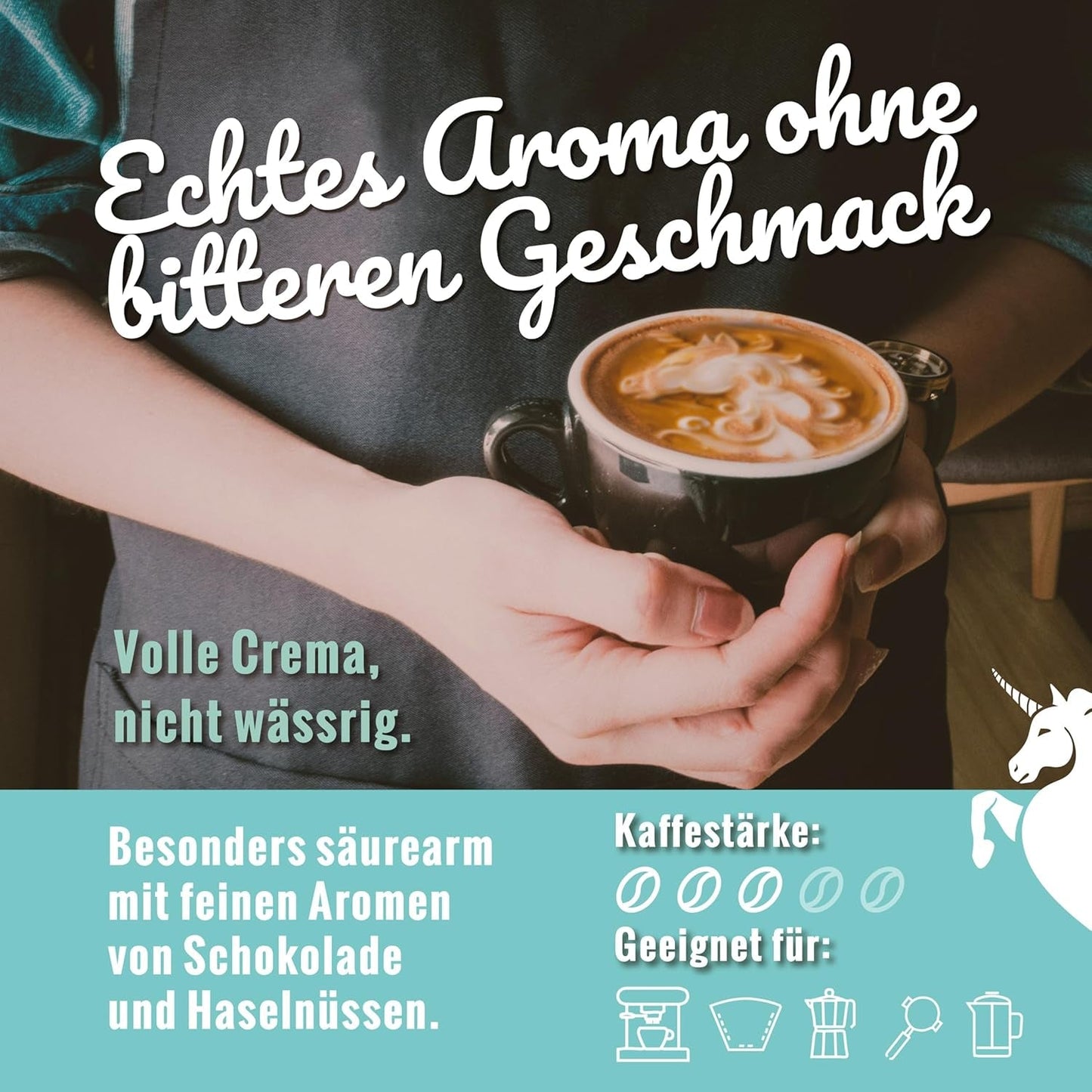 Blank Roast - EINZIG - 1kg - Kaffeebohnen kafeinfrei - 100% Arabica aus Peru - schonend & umweltfreundlich entkoffeiniert - säurearm mit voller Crema - ideal für jede Zubereitungsart