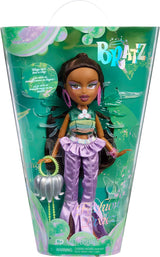 Bratz Fashion Pixiez Sasha Doll - Fantastická sběratelská panenka se skutečnou módou a doplňky, křídly, které se promění v prsten