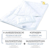 Aqua-Textil Soft Touch Set pro děti Peřina 100 X 135 Cm 250G a 350G s polštářem 40 X 60 Cm 150G Peřina 4 sezóny Klimatizace Oeko-Tex Peřiny a přikrývky Naty Shop