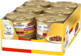 Gourmet Gold Fine Composition mokré krmivo pro kočky s hovězím a kuřecím masem, balení 12 ks (12 x 85 g)