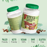 Stévie + Erythritol 1:3 Süßstoff | 1G = 3G Zucker | 100% Natürlicher Zuckerersatz - 0 kalorií - 0 Glykämischer Index - Keto Und Paleo - 0 Netto-Kohlenhydrát - Kein GVO - Castello od roku 1907-1 Kg Sladidla Naty Shop