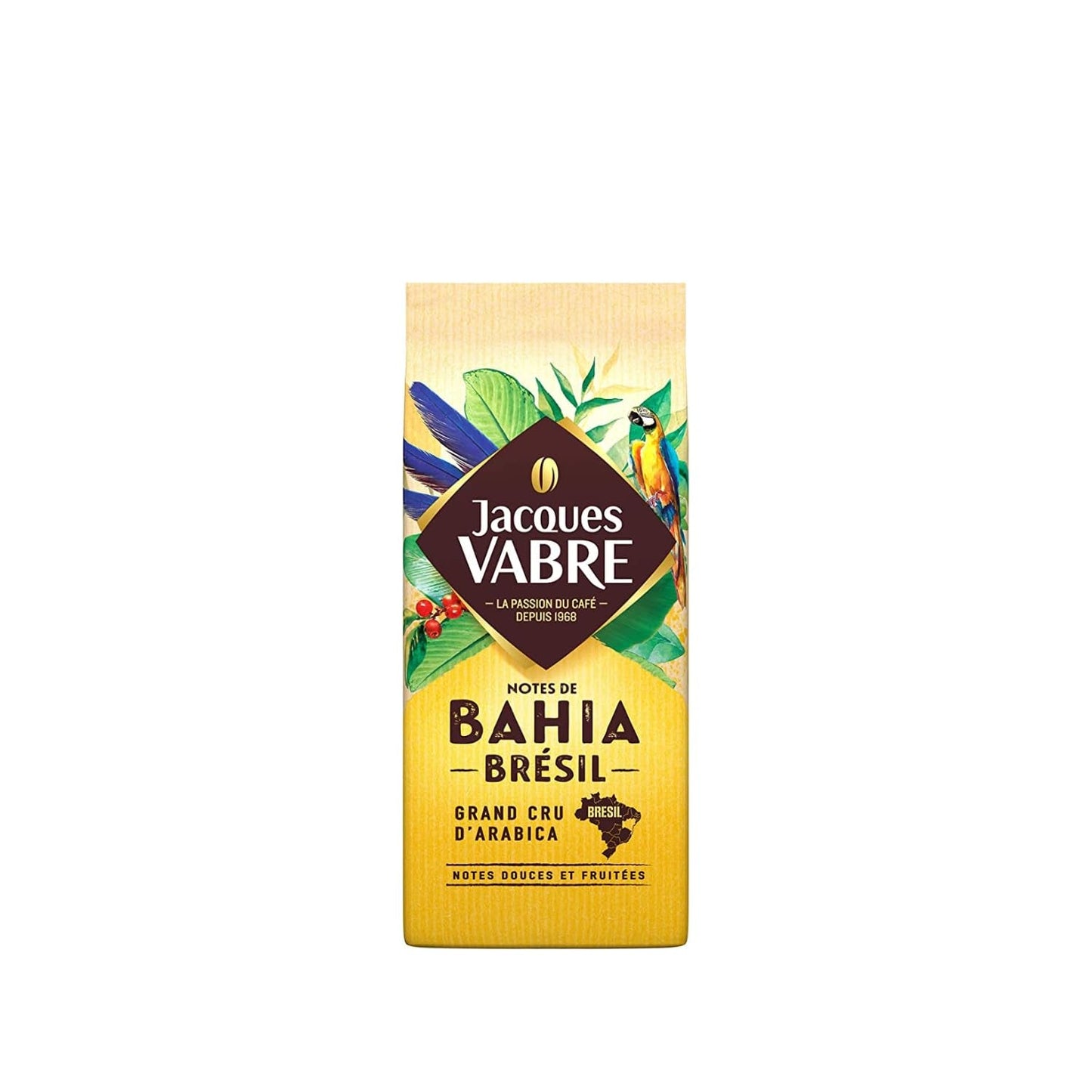 Čistá zrnková káva Arabica z Bahia, Brazílie - JACQUES VABRE - 250 g