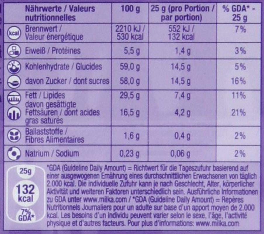 & Daim 1 x 100g I Čokoláda z alpského mléka I s kousky karamelu a mandlí I Čokoláda z alpského mléka 100% I Čokoládová tyčinka s Daim (balení 4 ks)