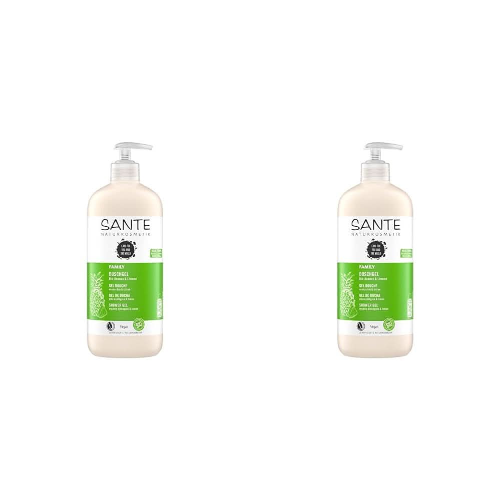 SANTE Natural Cosmetics Osvěžující sprchový gel s citrusovou vůní, 950 ml Sprcha a koupel Naty Shop 2 kusy x 950 ml Ovocný, svěží