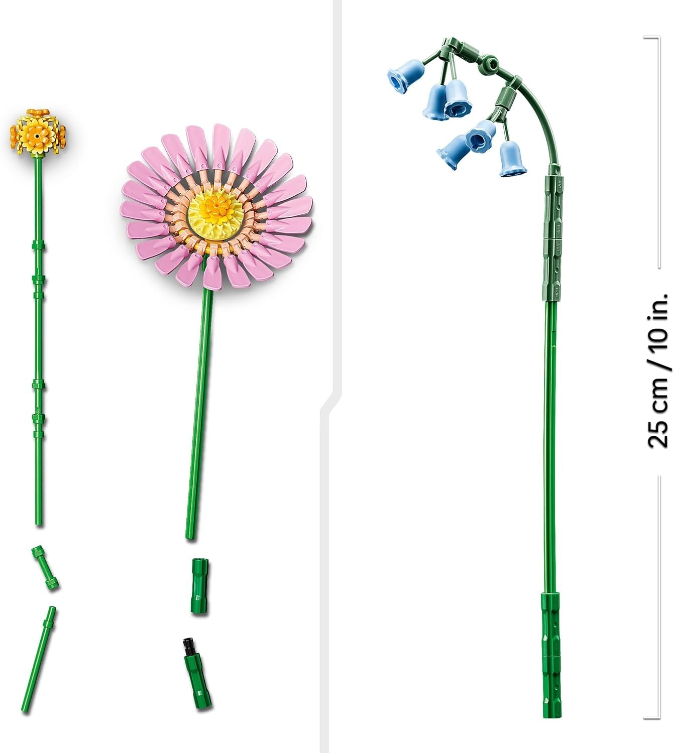 LEGO Botanicals Malá letní kytice - Stavebnice z umělých květin - Vč. zvonky, pryskyřníky, tulipány - Tip na dárek pro ženy, matky a muže - 10347 Stavebnice Besuche den LEGO-Store