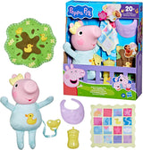 Interaktivní panenka Peppa Pig 28 cm Evie s 20 zvuky a mnoha funkcemi, sada hraček pro děti od 3 let