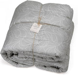 Foppapedretti Notte & Natura Pearl Wave povlak na přikrývku na manželskou postel, 100% bavlněný povlak, vyrobeno v Itálii Peřiny a přikrývky Naty Shop