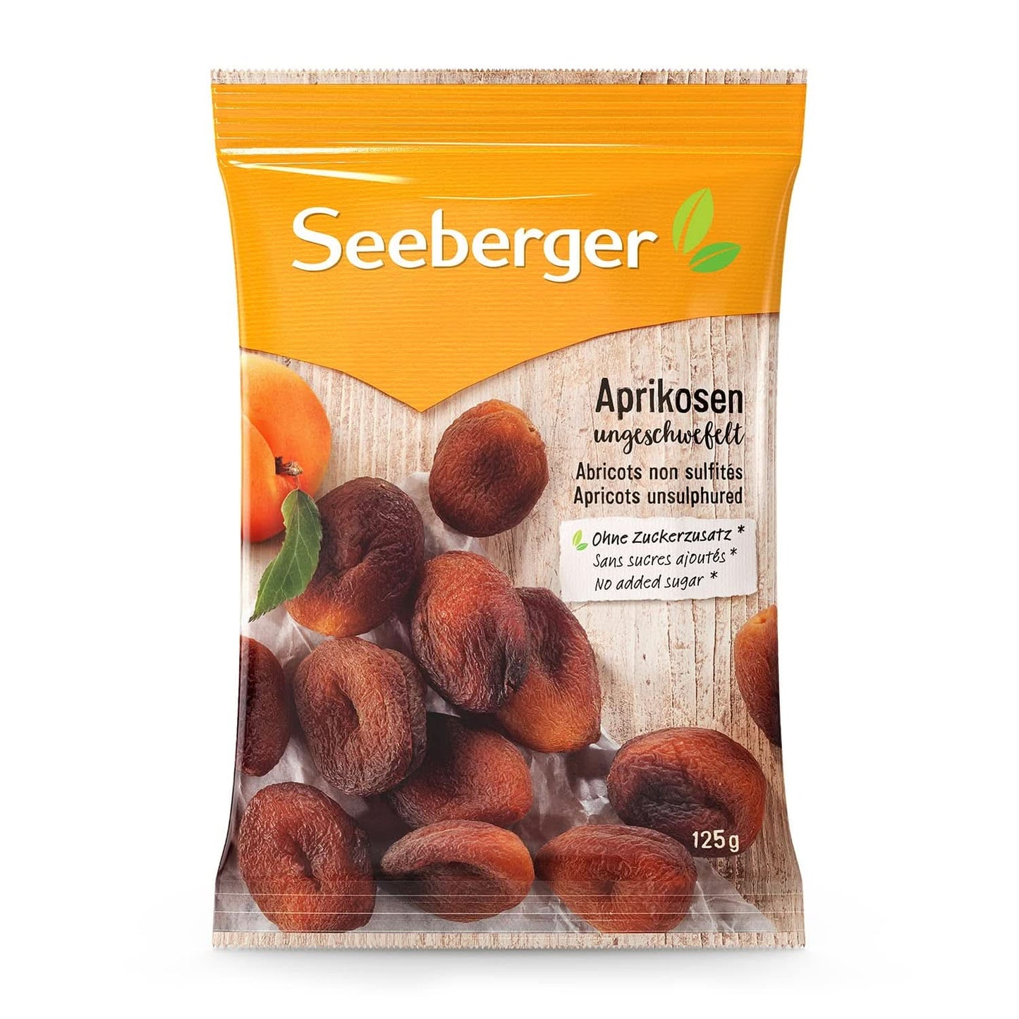 Seeberger Neupravené sušené meruňky se sladko-ovocnou příchutí - bez přidaného cukru, 13 x 125 gramů Naty Shop dehydratované produkty 125 gramů