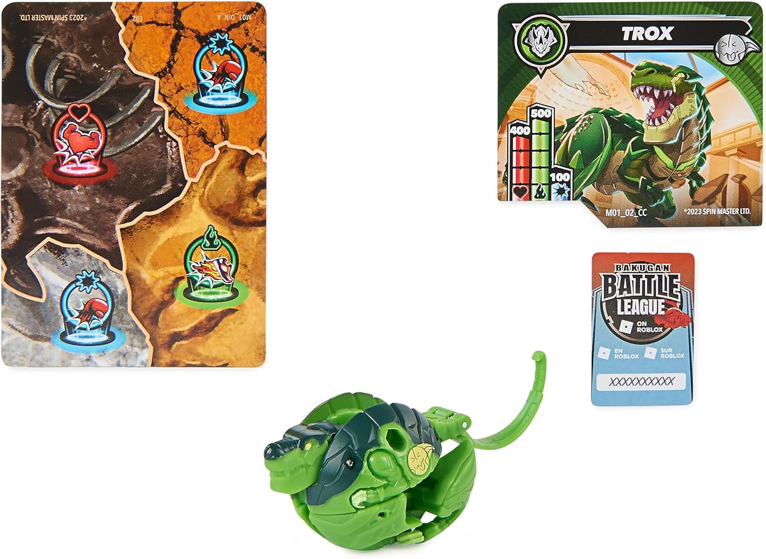 Bakugan 3.0 Core Ball 1-pack, přizpůsobitelná akční figurka se sběratelskou kartou postavy, různé varianty, akční figurky pro děti od 6 let Naty Shop